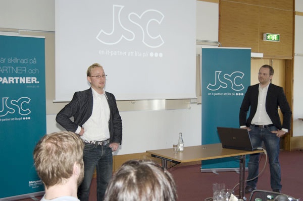 Johan Schelin och Petter Jacobs anno 2010