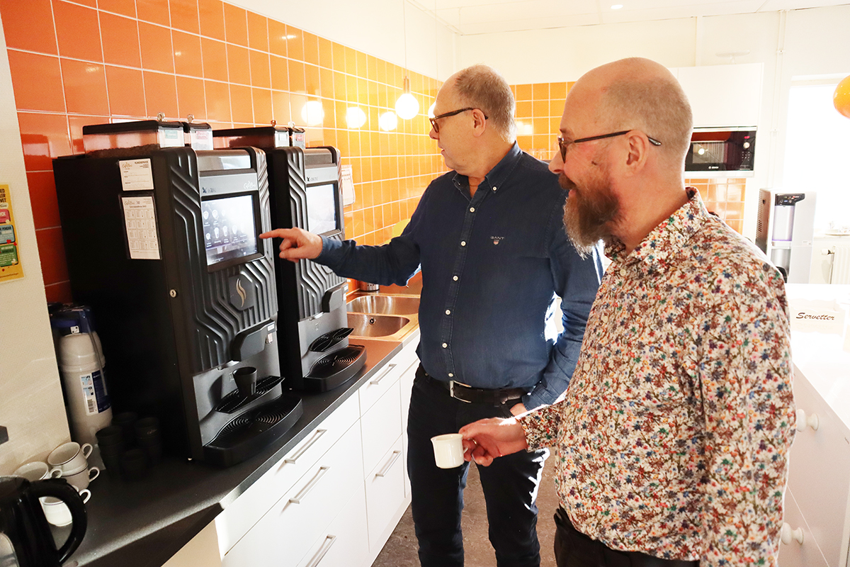 Kaffe på Erikshjälpen